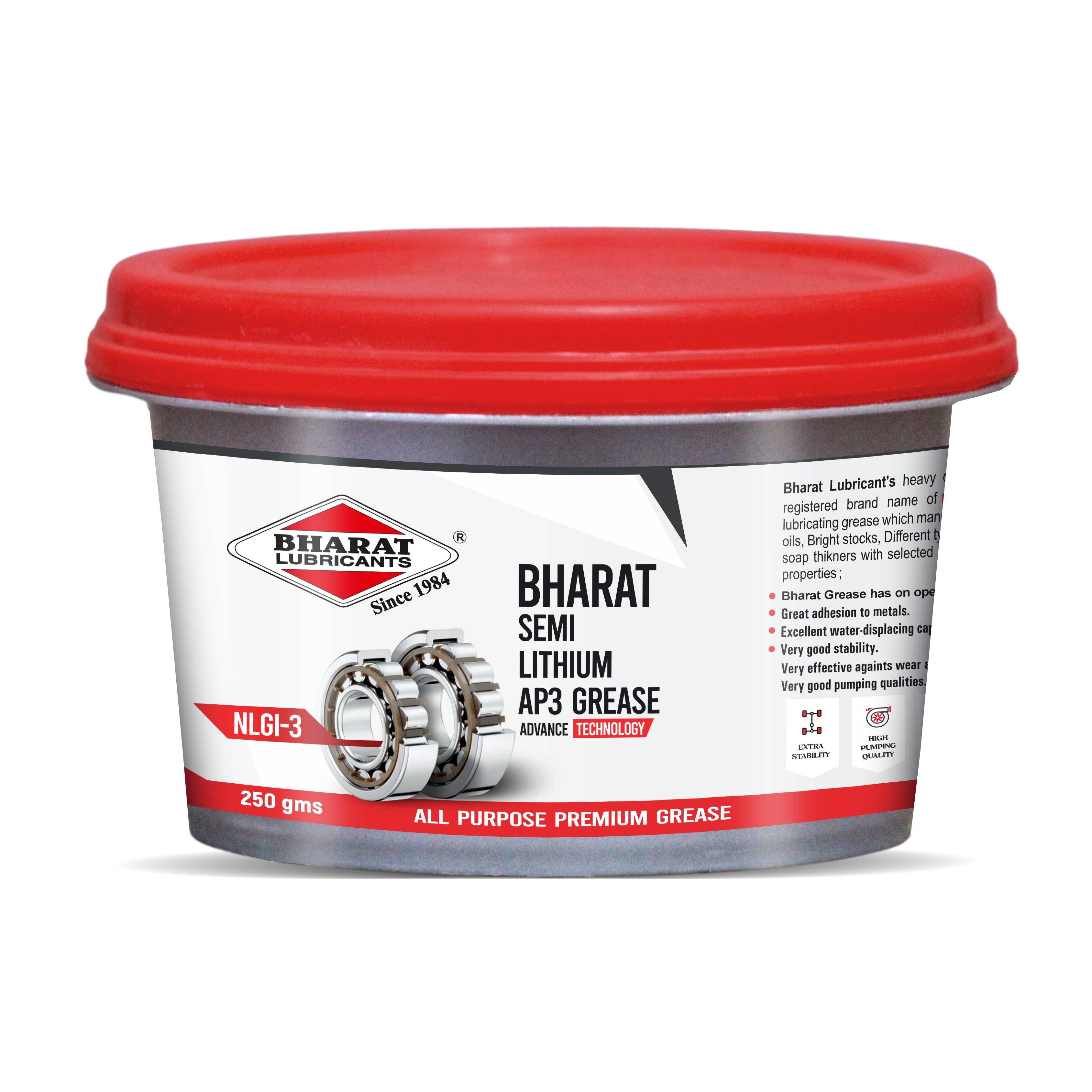 Best Semi Lithium AP3 Grease for Automotive Use | Bharat Lubricants Best Semi Lithium AP3 Grease for Automotive Use | Bharat Lubricants