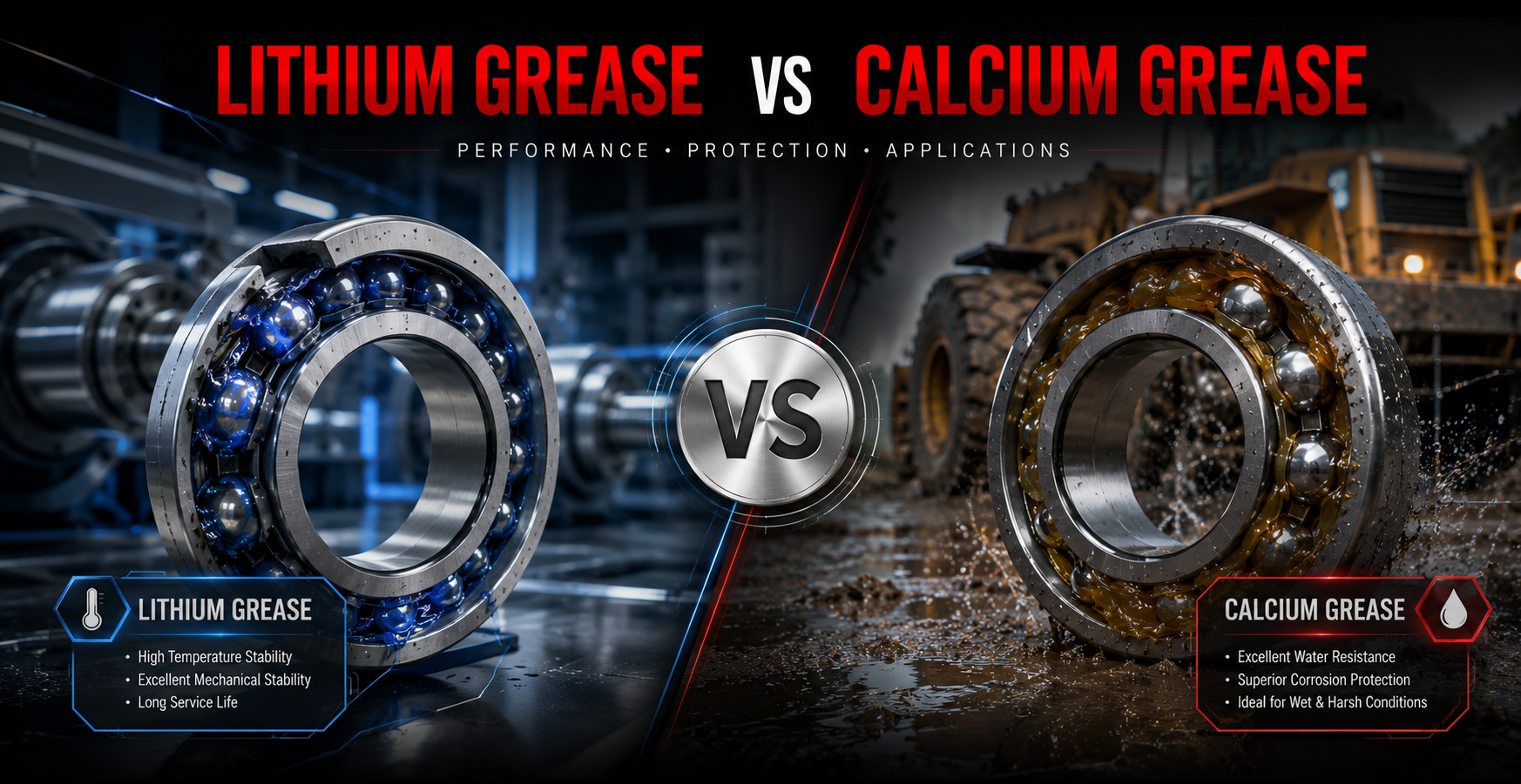 Lithium Grease vs Calcium Grease: