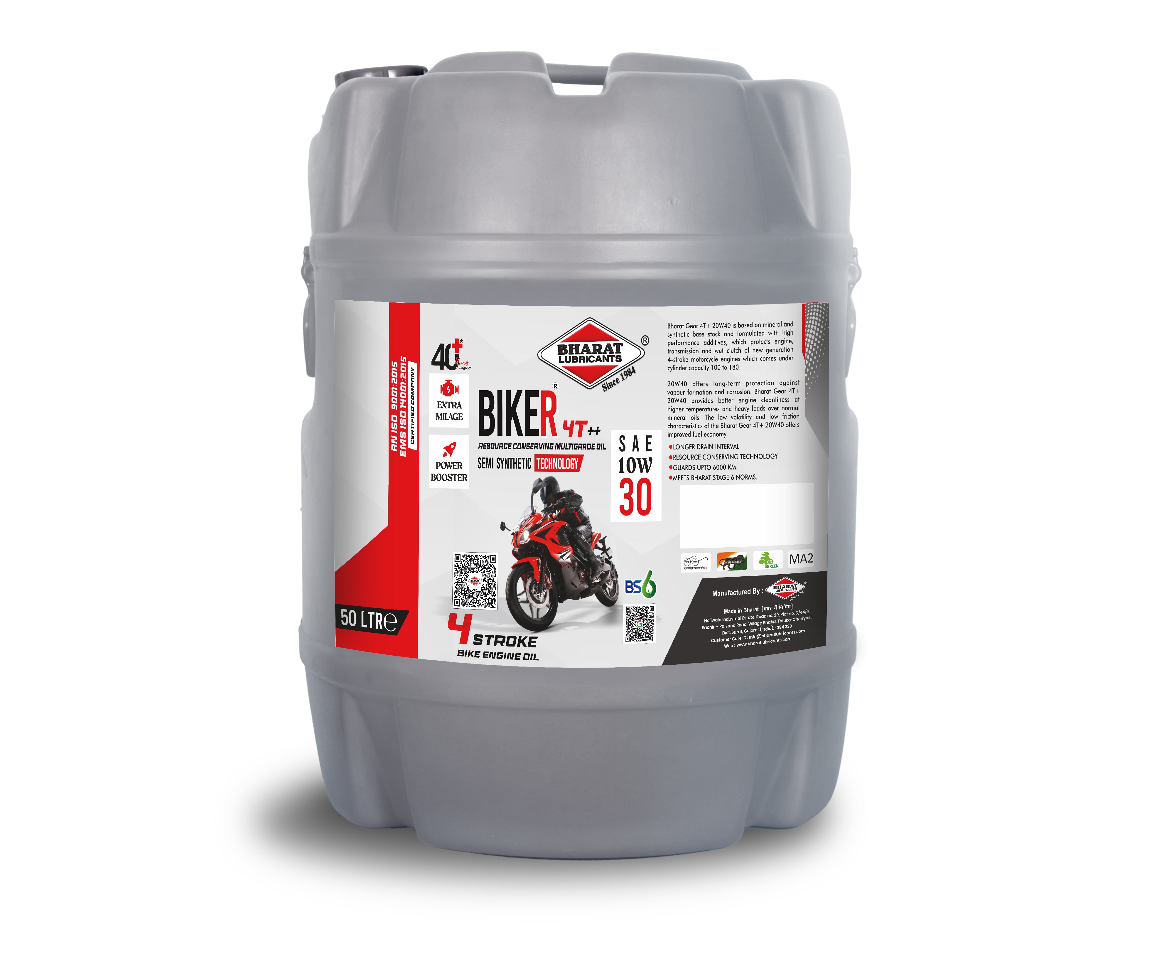  BS6 Ready High Performance Lubrication for 150cc to 220cc Bikes