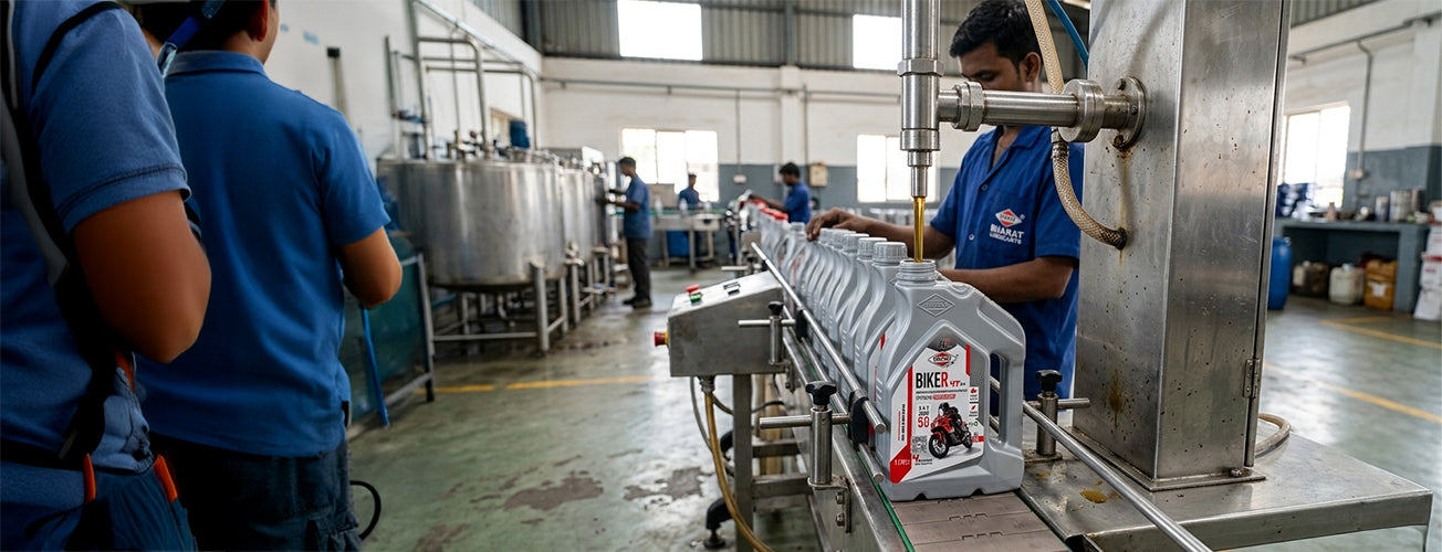 Best engine oil and industrial lubricants manufacturer in Surat Gujarat India Bharat Lubricants