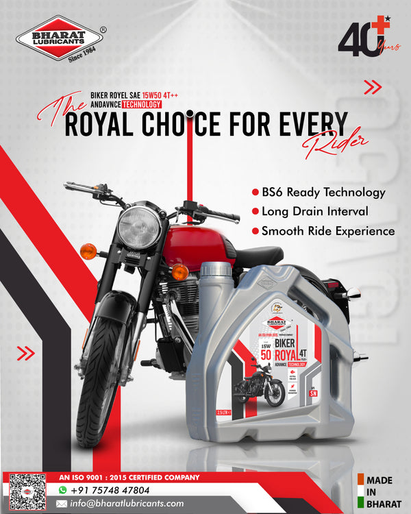 BHARAT Biker Royal 4T Plus 15W/50 (SST) API SN