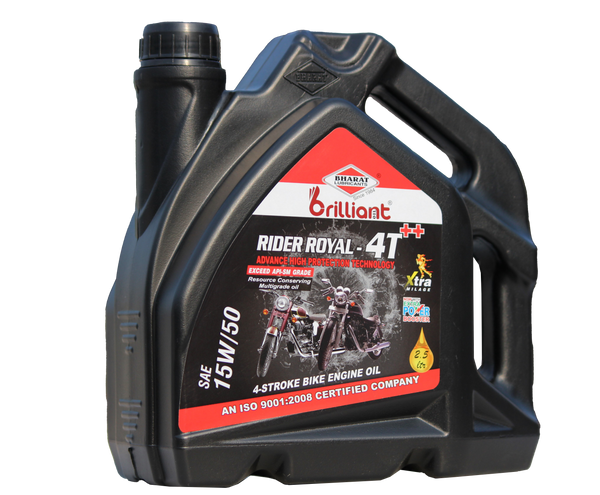 BHARAT Rider Royal 4T Plus 15W/50 – Premium Synthetic Motorcycle Engine Oil