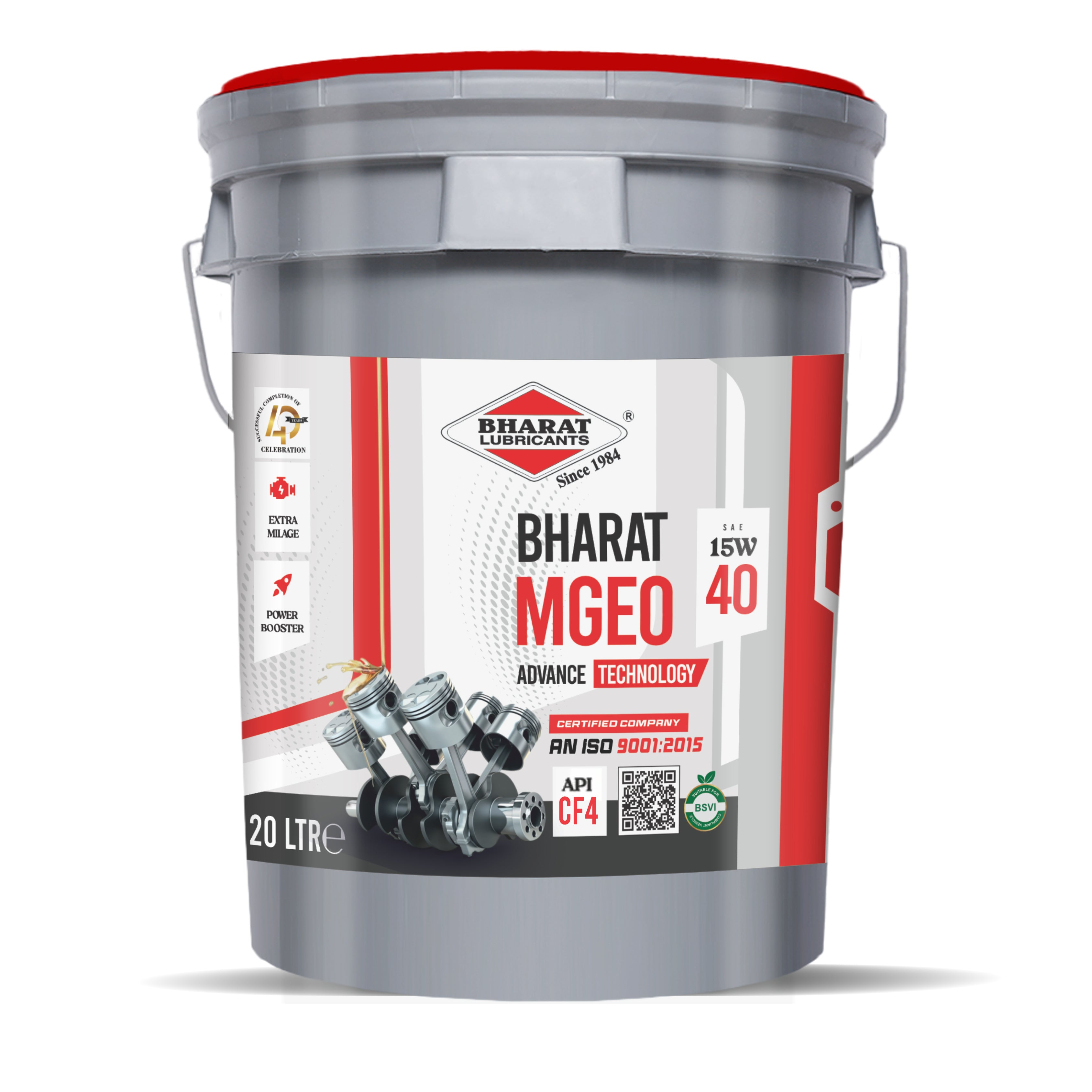 BHARAT MGEO 15W-40 CF-4