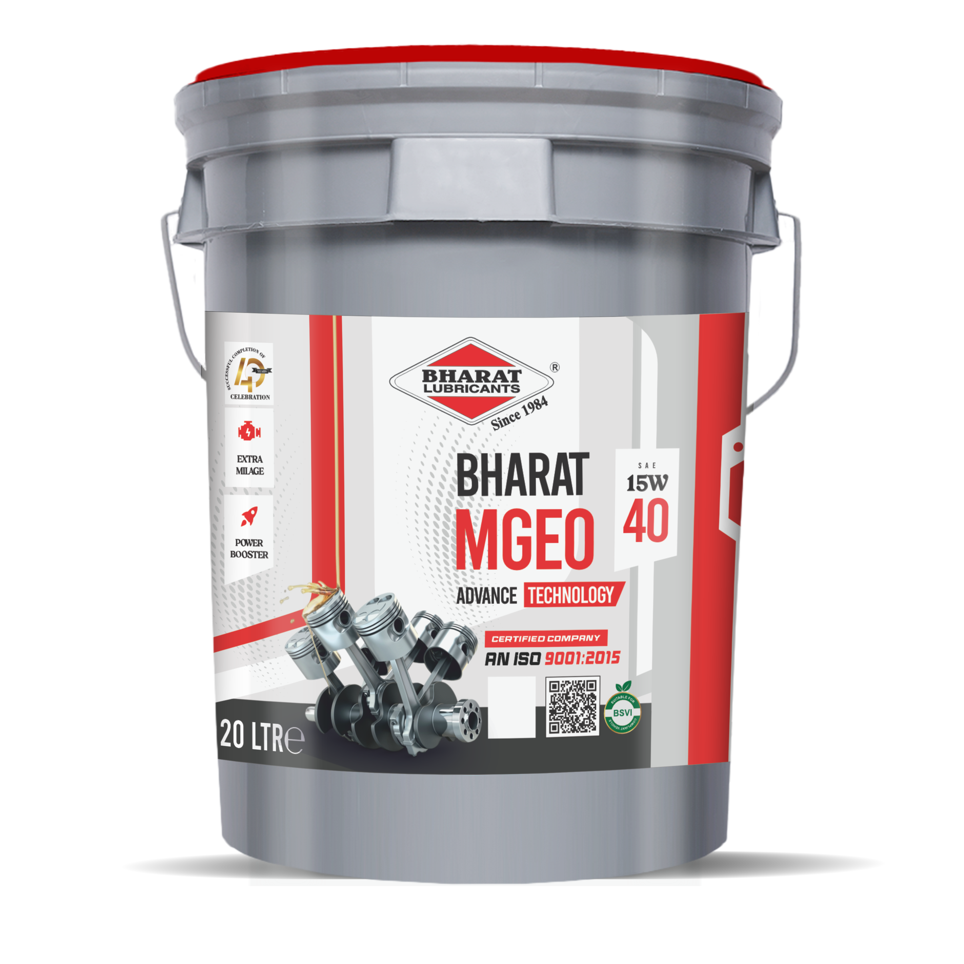 BHARAT MGEO 15W-40 CH-4