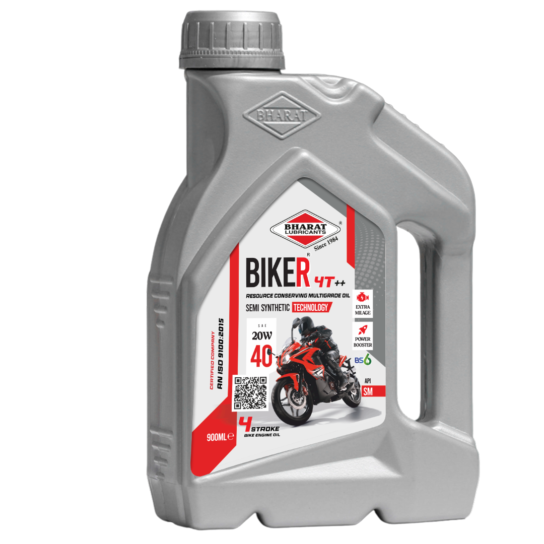 Bharat Biker 20W50 – High-Performance 4-Stroke Motorcycle & Scooter Engine Oil