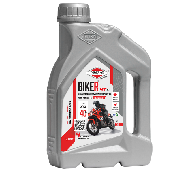 Bharat Biker 20W50 – High-Performance 4-Stroke Motorcycle & Scooter Engine Oil