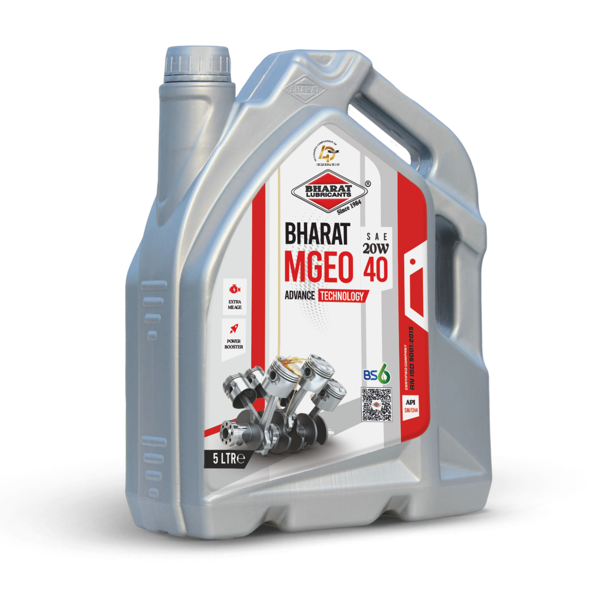 BHARAT MGEO 20W-40 SM CH-4