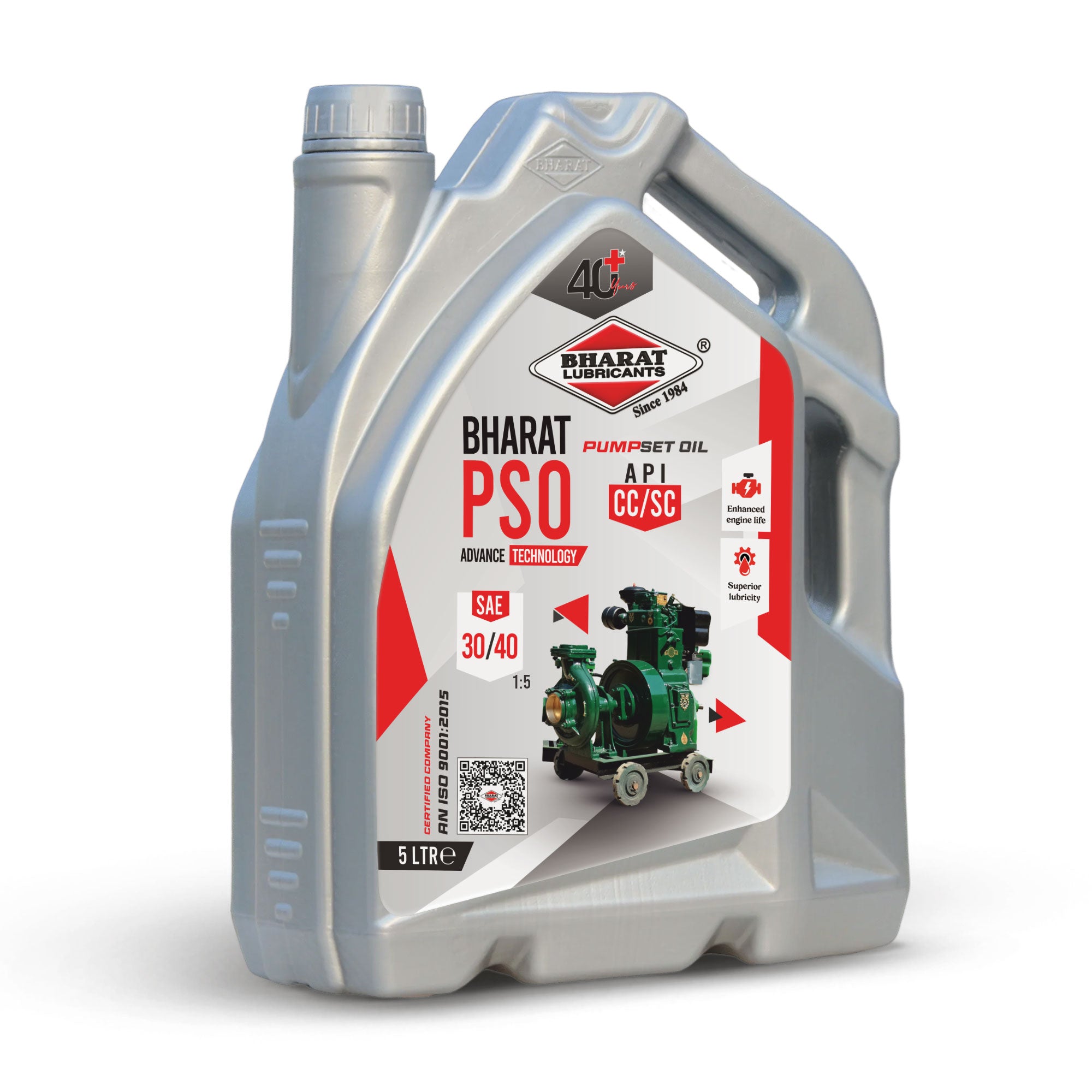 Premium SAE 40 Pumpset Engine Oil for Diesel Water Pumps Agricultural Engines in India