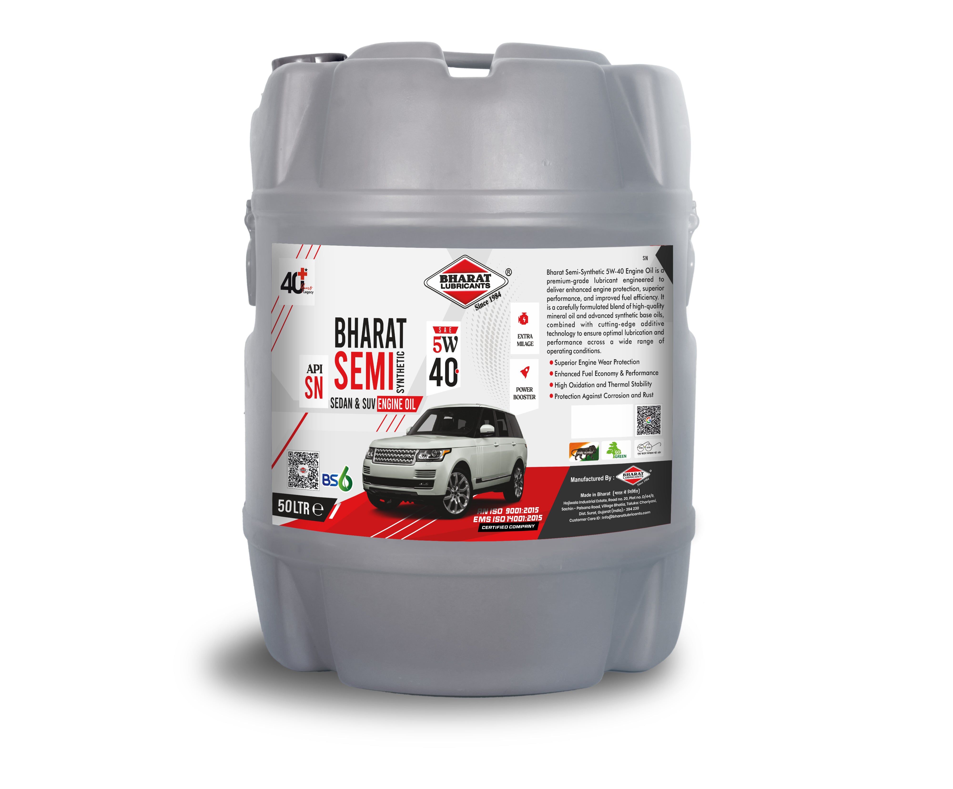 Top 5W40 Engine Oil for SUV & Sedan in India | BS6 Ready