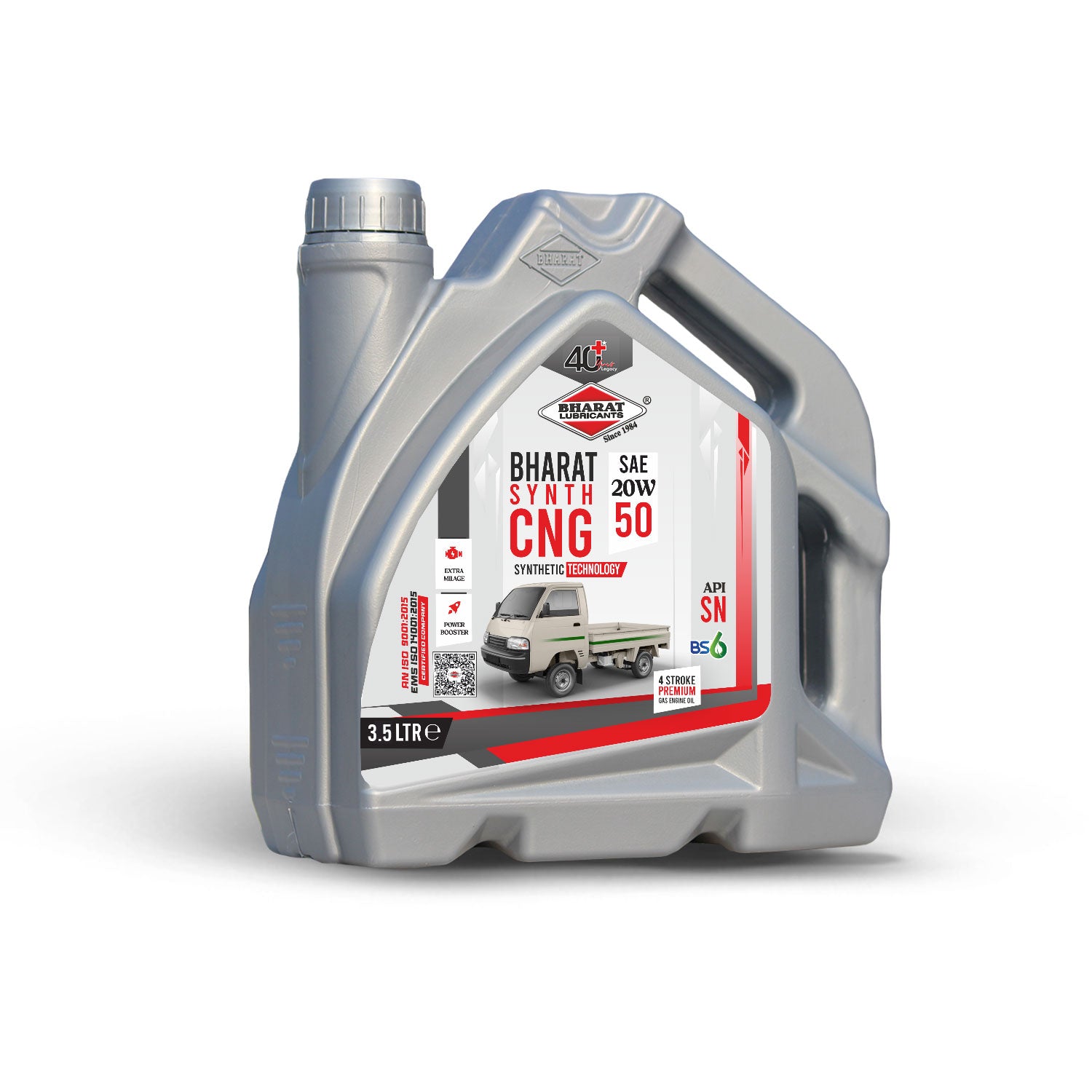 Bharat CNG MGEO 20W50 API SM