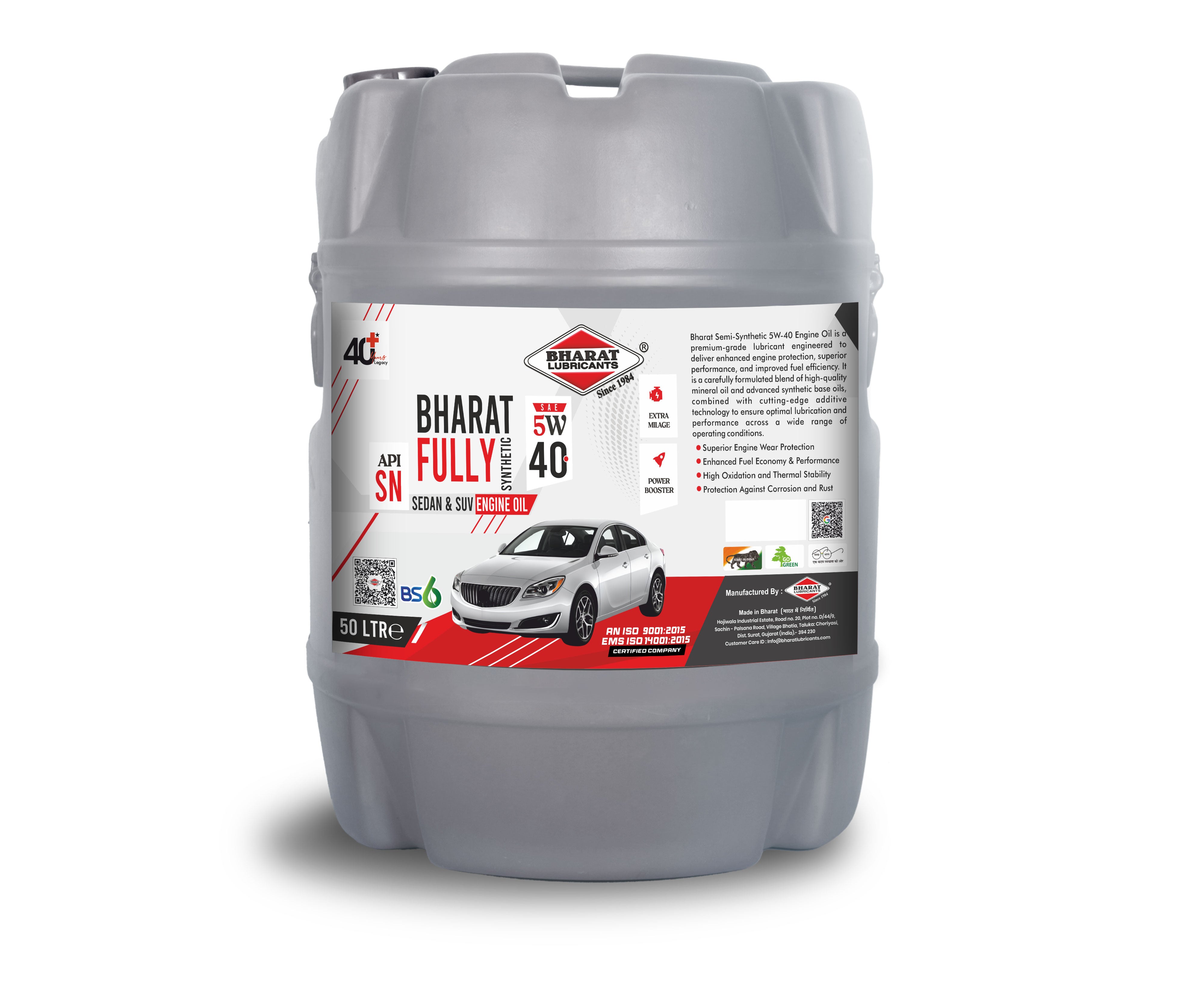 Best Fully Synthetic 5W40 Engine Oil for Cars, SUVs & Turbo Engines