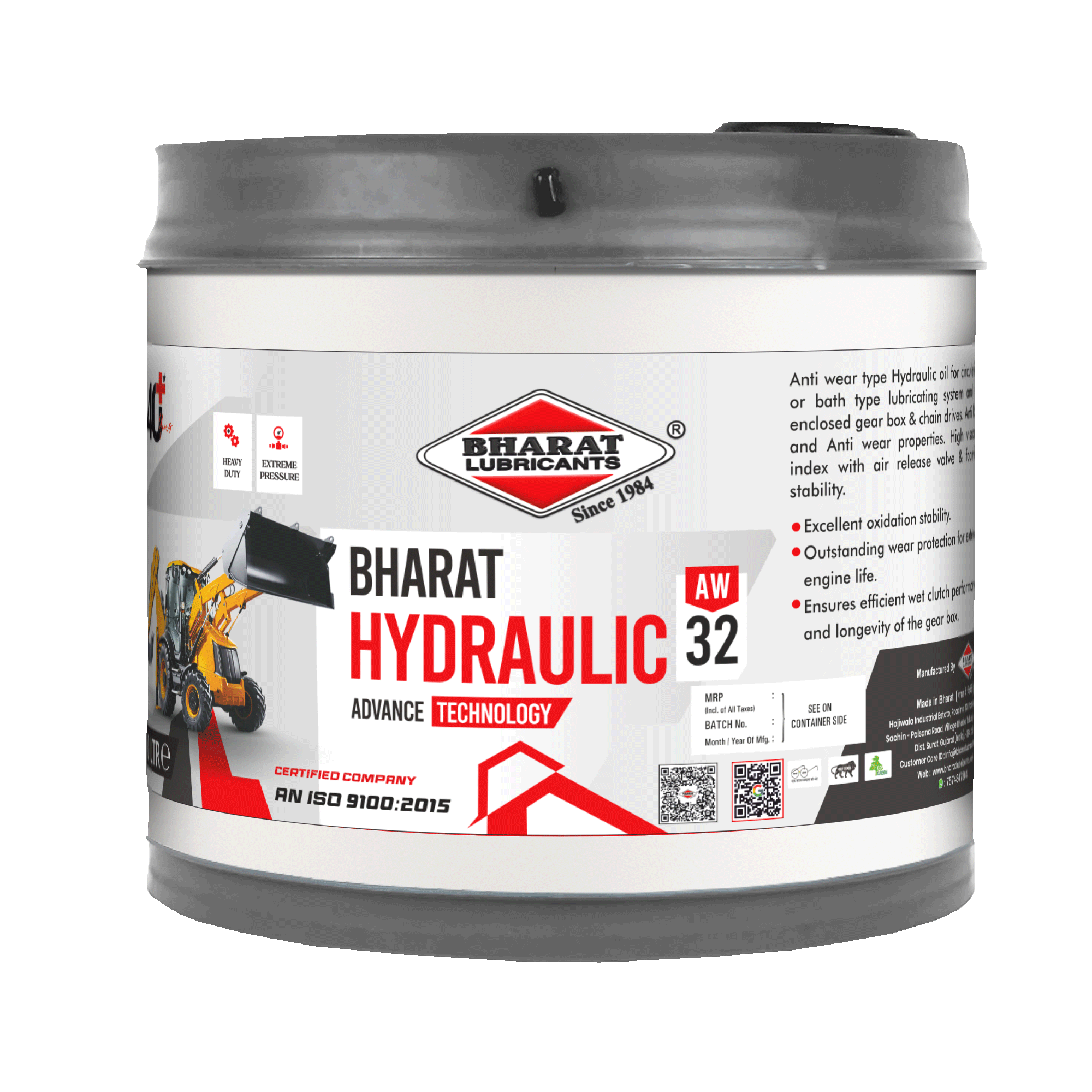 Best ISO VG 32 Hydraulic Oil for Hydraulic Pumps, CNC Machines Industrial Systems