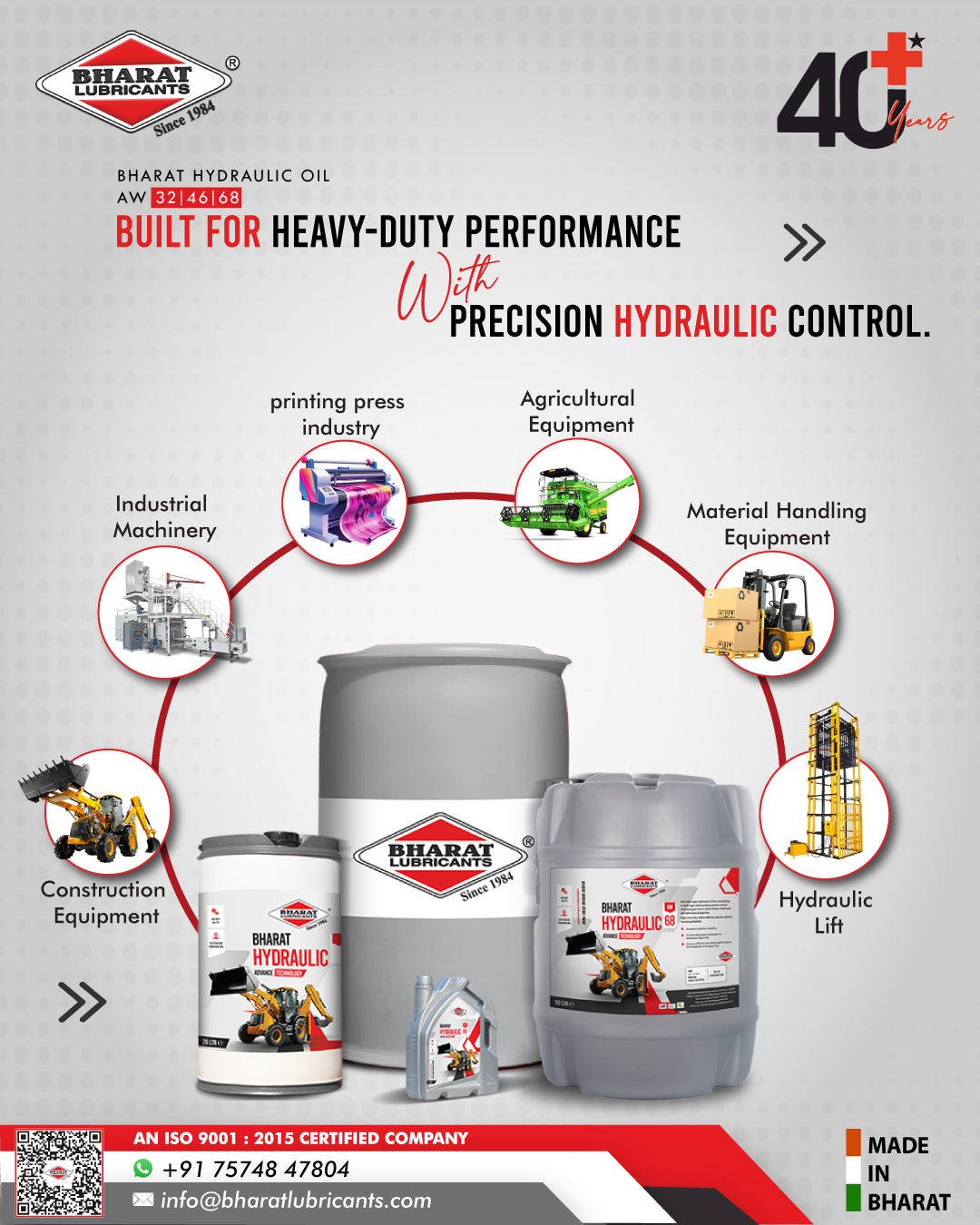Best ISO VG 68 Hydraulic Oil for Hydraulic Systems, Industrial Machinery Heavy Equipment