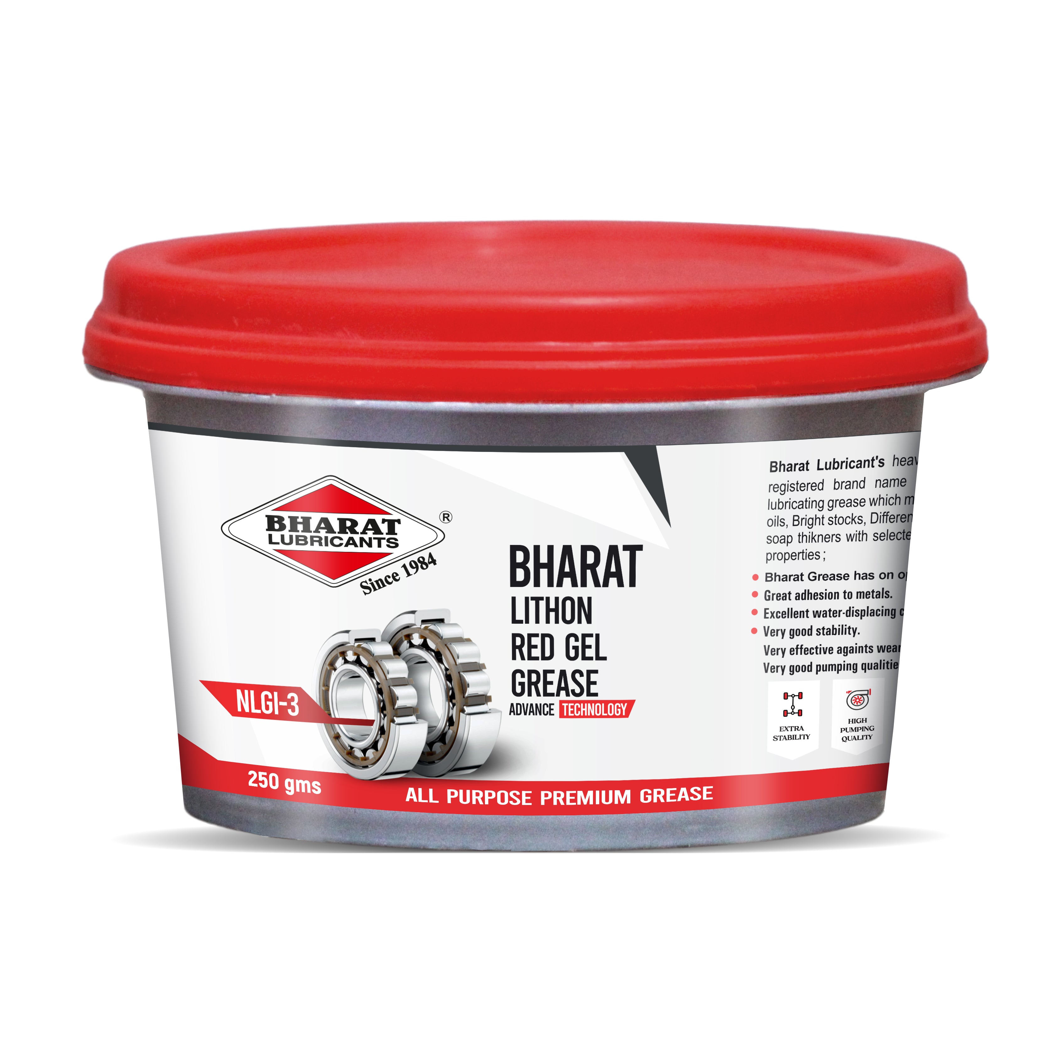 Bharat Lithon Red Gel Grease