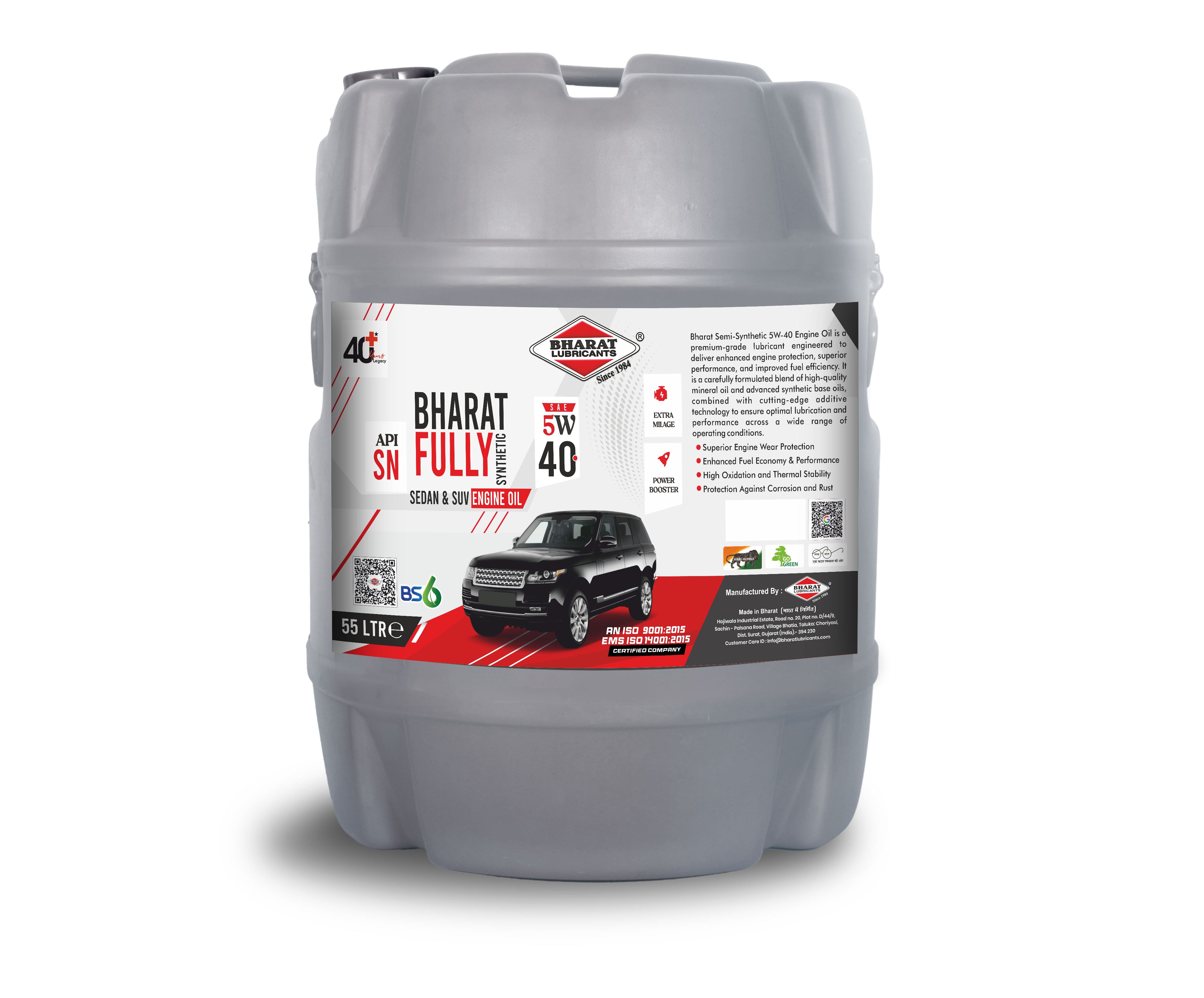 Premium 5W30 Fully Synthetic Engine Oil for Modern Cars