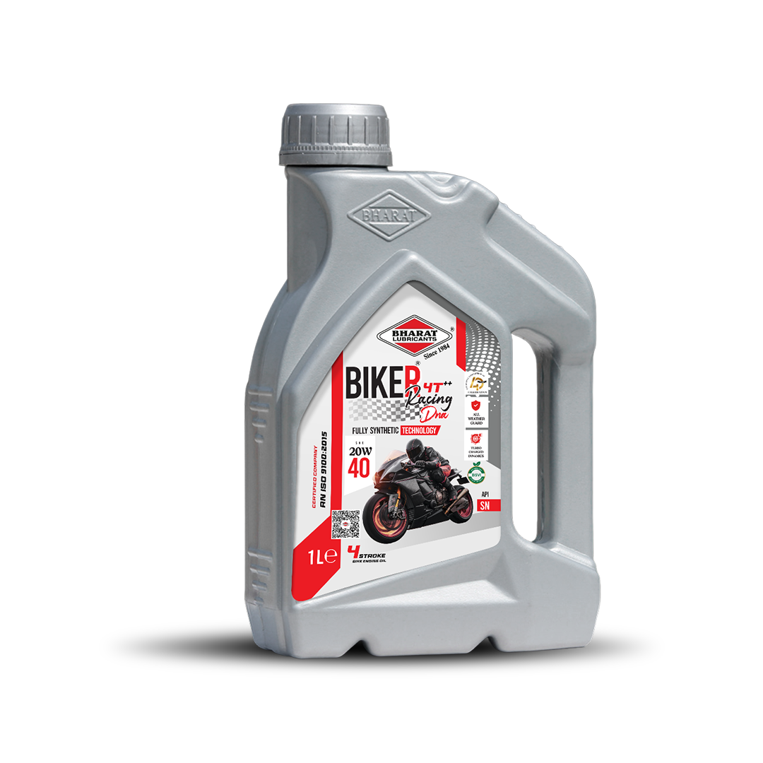 Bharat Biker Racing DNA 20W40 Fully Synthetic Motorcycle Engine Oil