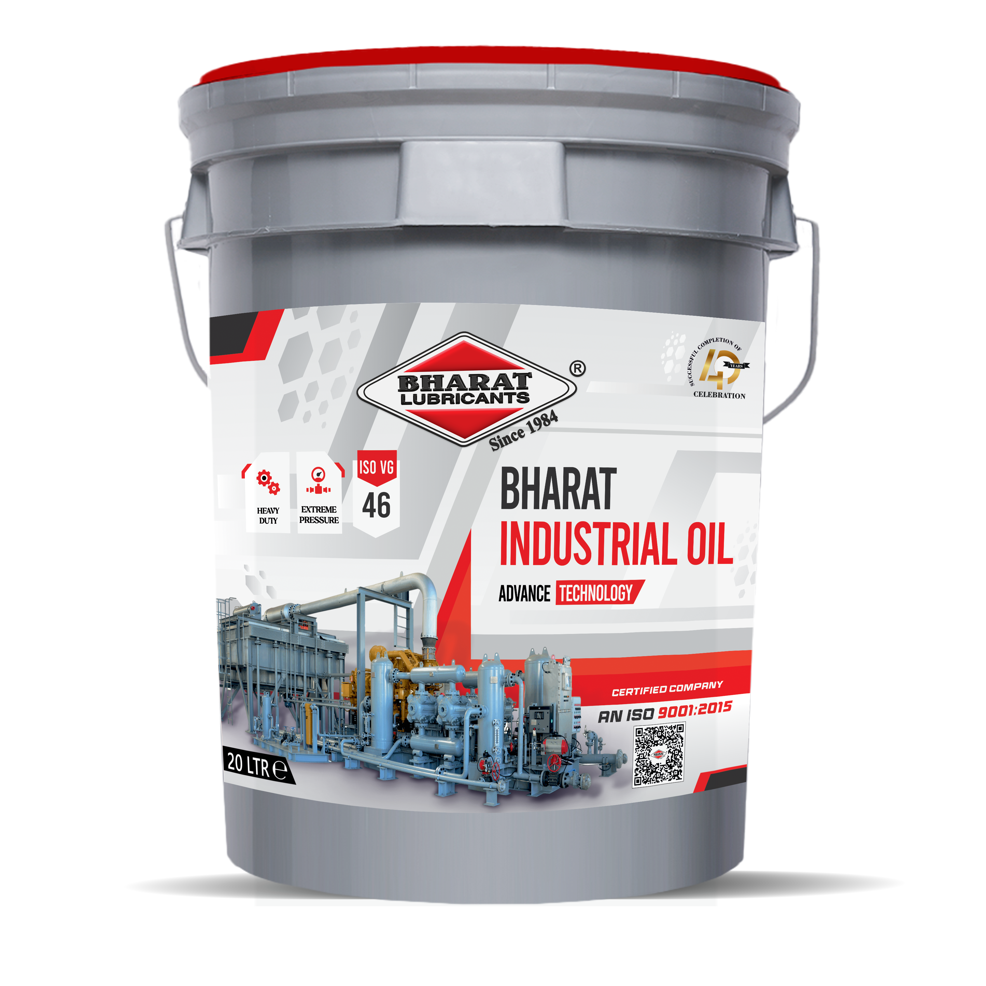 Trusted Industrial ISO VG 46 Oil for Compressors, Bearings Industrial Machinery