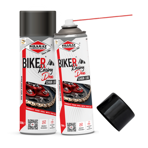Bharat Biker Racing D.N.A Adhesive Chain Lube Spray – High-Performance Motorcycle